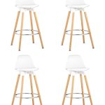 Стул барный Мартин белый 4 шт