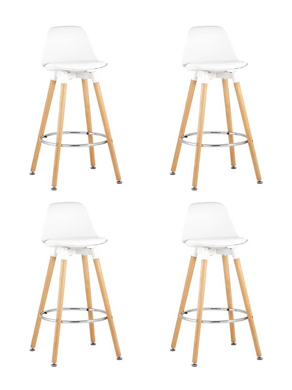 Стул барный Мартин белый 4 шт