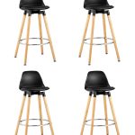 Стул барный Мартин черный 4 шт