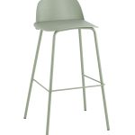 Стул барный Mist серо-зеленый
