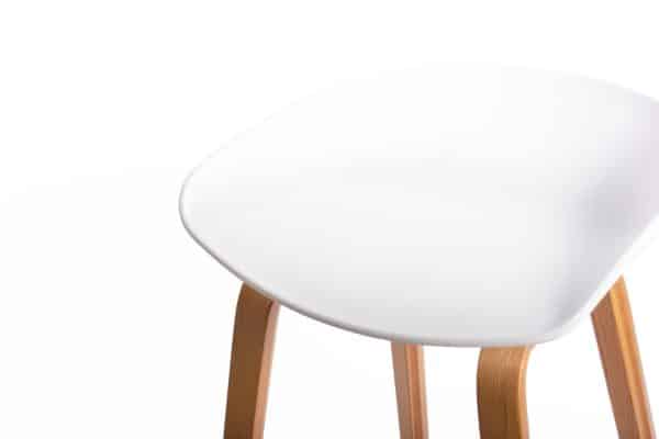 Стул барный Quadro белый — изображение 2