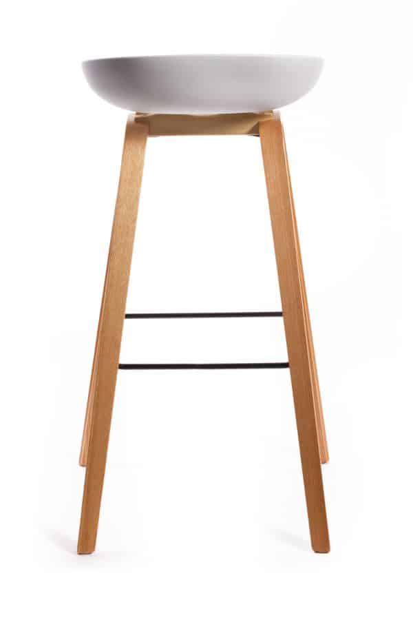 Стул барный Quadro белый — изображение 5