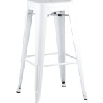 Стул барный TOLIX белый глянцевый