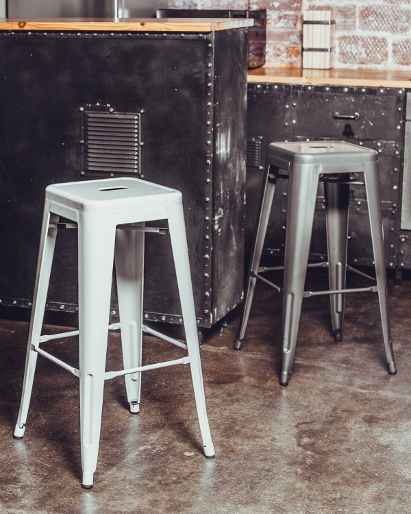 Стул барный TOLIX белый глянцевый — изображение 3