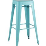 Стул барный TOLIX голубой матовый