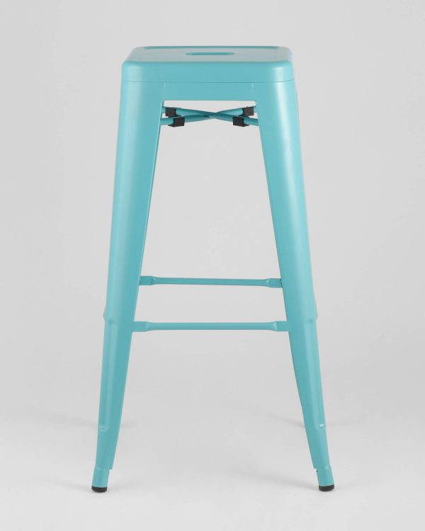 Стул барный TOLIX голубой матовый — изображение 3