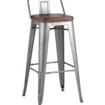 Стул барный TOLIX SOFT серебристый