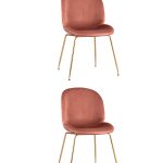 Стул Beetle пудровый 2 шт