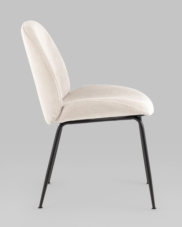 stul-beetle-velvet-bezhevyj-2 Стул Beetle вельвет бежевый — изображение 3