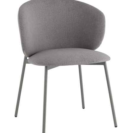 Стул Блейз велюр серый