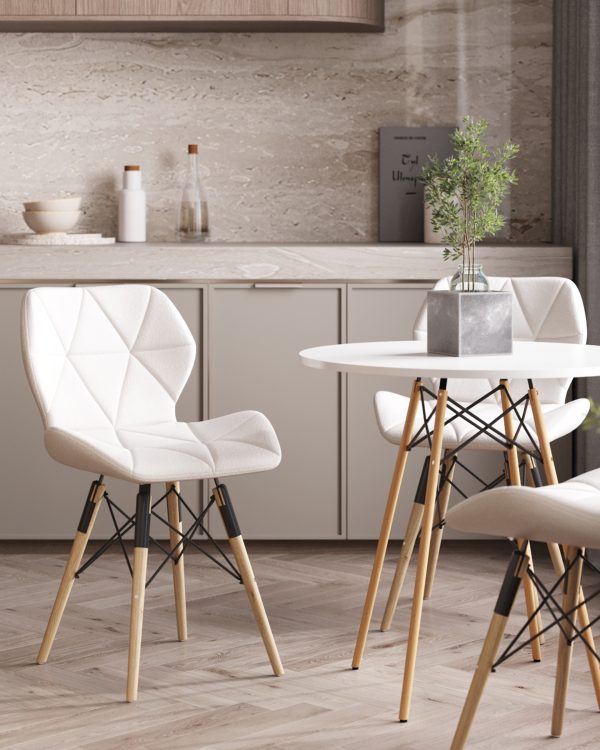 Стул Бон экокожа белый — изображение 3