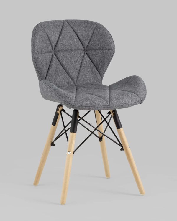 Стул Бон рогожка темно-серый — изображение 2