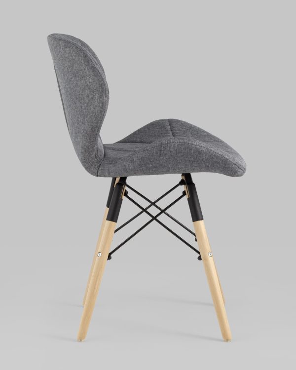 Стул Бон рогожка темно-серый — изображение 3