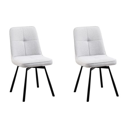 Стул Boun вращающийся серый 2 шт.