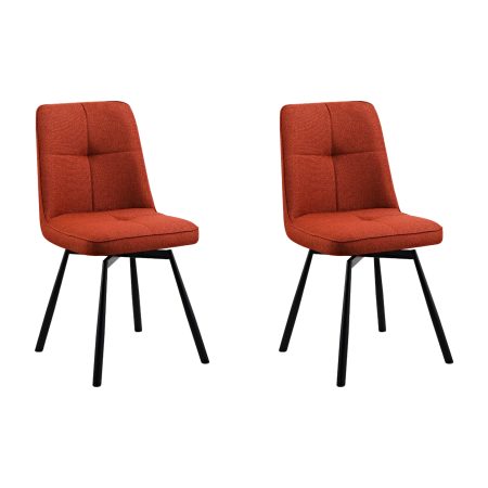 Стул Boun вращающийся терракотовый 2 шт.