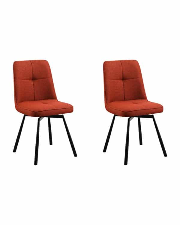 Стул Boun вращающийся терракотовый 2 шт.