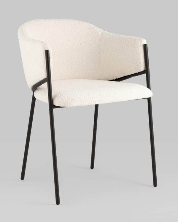 Стул Brace букле белый — изображение 2