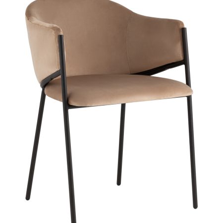 Стул Brace велюр капучино