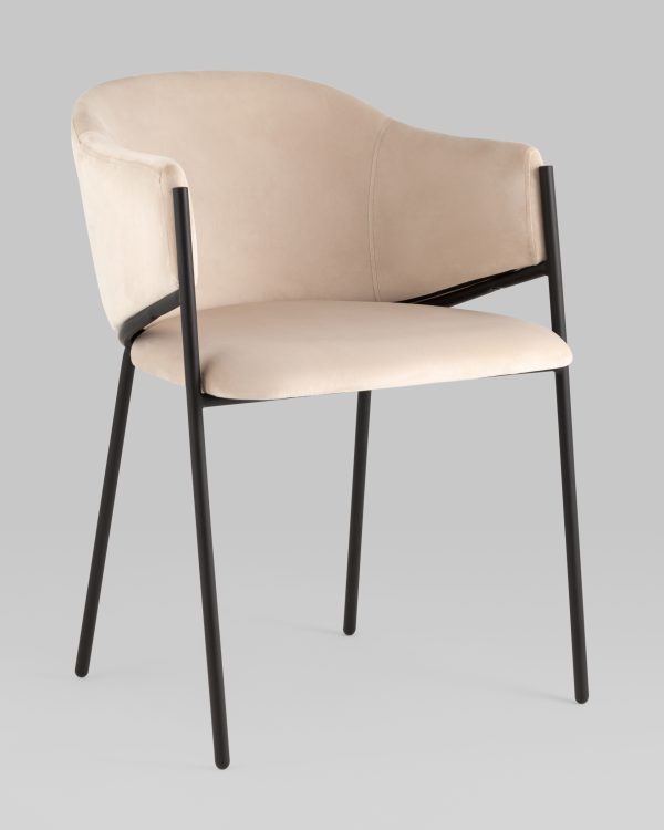 Стул Brace велюр молочный — изображение 2