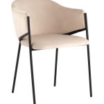 Стул Brace велюр молочный