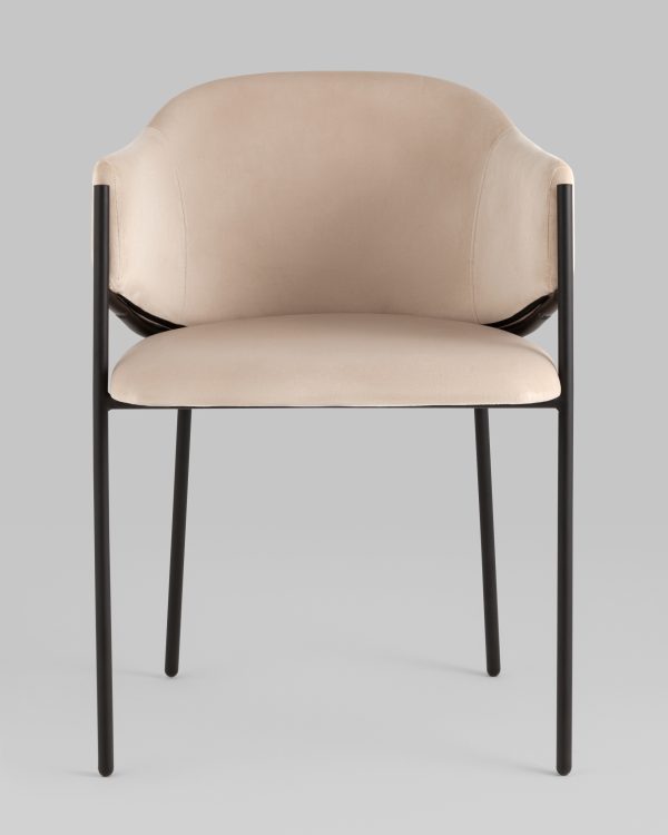 Стул Brace велюр молочный — изображение 3