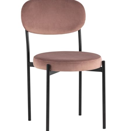Стул Бриф NEW велюр пыльно-розовый