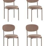 Стул Бриф SN велюр капучино каркас капучино муар