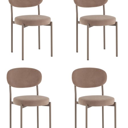 Стул Бриф SN велюр капучино каркас капучино муар