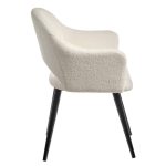 Стул Bruno белый, искусственный мех — изображение 3