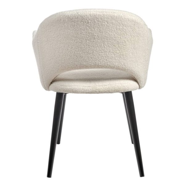 Стул Bruno белый, искусственный мех — изображение 4