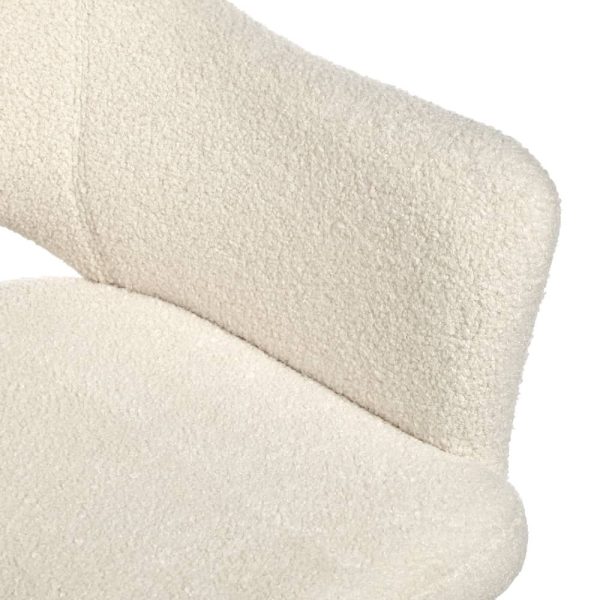 Стул Bruno белый, искусственный мех — изображение 5