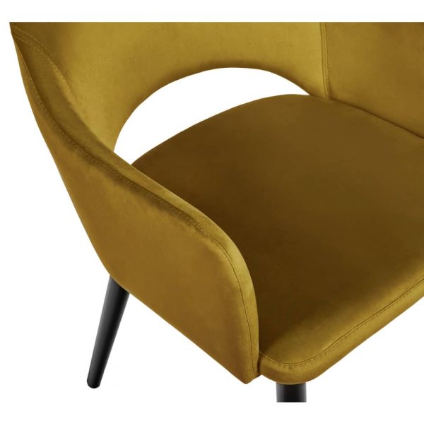 Стул Bruno горчичный — изображение 5