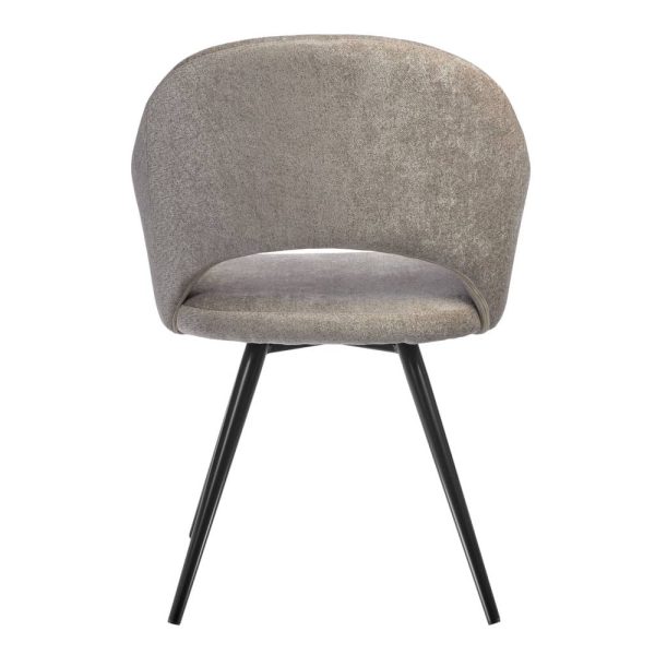 Стул Bruno латте шенилл с поворотным механизмом — изображение 4