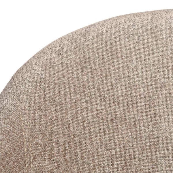 Стул Bruno латте шенилл с поворотным механизмом — изображение 5