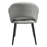 Стул Bruno светло-серый, искусственный мех — изображение 4