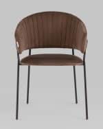 Стул Бруно велюр коричневый — изображение 3