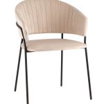 Стул Бруно велюр кремовый