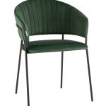 Стул Бруно велюр зелёный