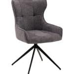 Стул Carlene вращающийся серый