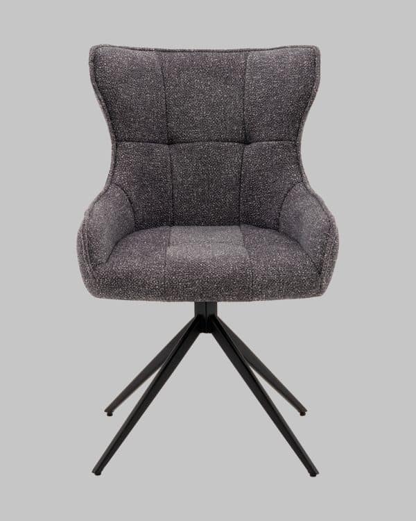 Стул Carlene вращающийся серый — изображение 3