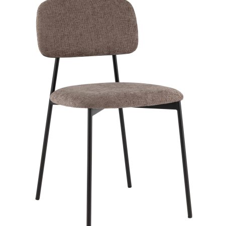 Стул Chao коричневый черные ножки