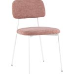 Стул Chao розовый белые ножки