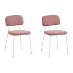 Стул Chao розовый белые ножки 2 шт.