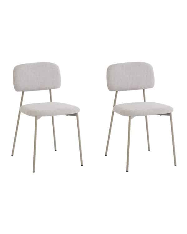 Стул Chao серый серые ножки 2 шт.