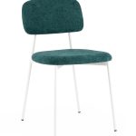 Стул Chao темно-зеленый белые ножки