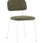 Стул Chao зеленый белые ножки