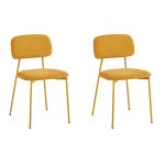 Стул Chao желтый желтые ножки 2 шт.