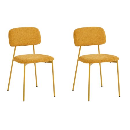 Стул Chao желтый желтые ножки 2 шт.