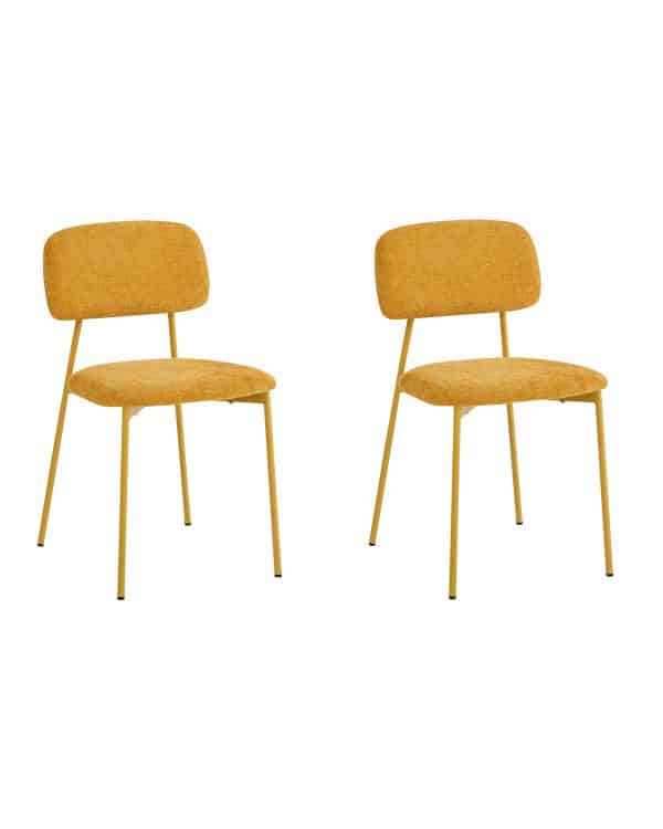 Стул Chao желтый желтые ножки 2 шт.