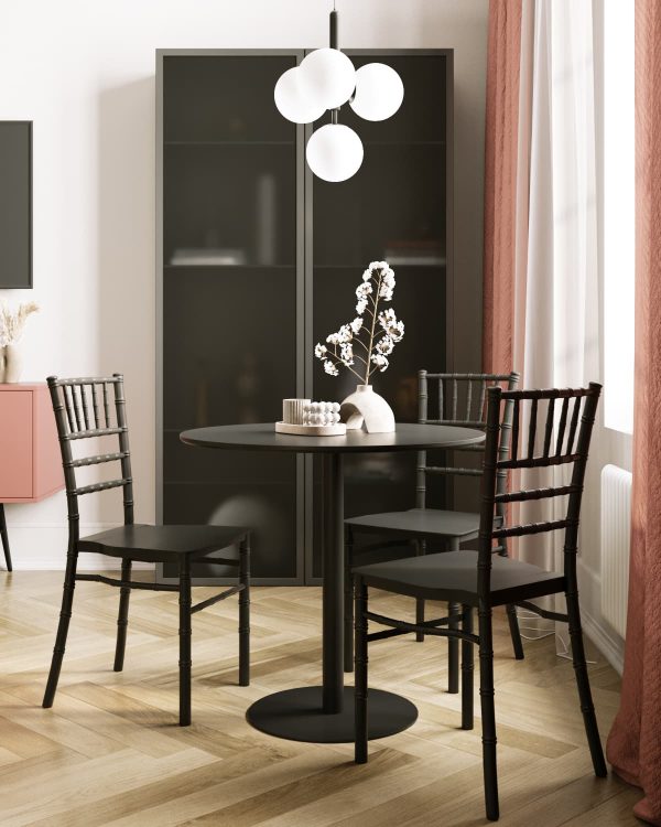 Стул Chiavari (Кьявари) пластик черный — изображение 3